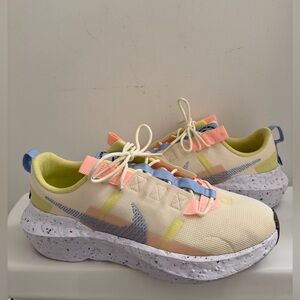 Nike Crater Impact sneakers size 12: "Cashmere/Lime Ice/Pale Coral/ Aluminum"